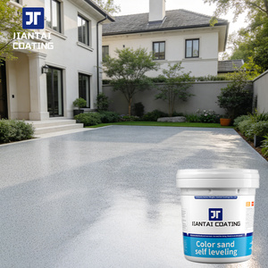 Waterproof Epoxy Colored Sand Self-Leveling Floor <b>Coating</b> Colored Sand Marble Effect Wear Resistant floor <b>paint</b> - Product Image 1