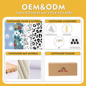 Accessoires de camping en plein air pour chiens et chats, cama para perro, maison pour chats, <span class=keywords><strong>lit</strong></span>, <span class=keywords><strong>tipi</strong></span> pour animaux de compagnie, tente pour chiens - Product Image 5