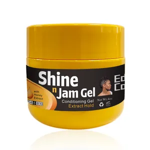 Private Label Hair Styling Products 4oz Hair Wax Gel Braid Edge Control Gel Wax As Good Quality As Shine N Jam Gel
