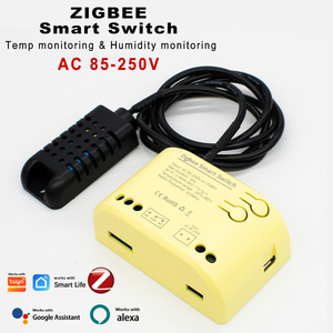 <span class=keywords><strong>Intelligent</strong></span>, compatible avec le commutateur Tuya, avec capteur de température et d'humidité, surveillance en temps réel, <span class=keywords><strong>thermostat</strong></span>, contact sec, compatible <span class=keywords><strong>Alexa</strong></span> - Product Image 6
