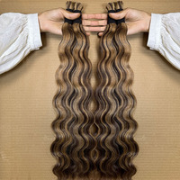 Extensions de cheveux vierges cambodgiens ondulés, double trame, 100 % humains, qualité supérieure, pour livraison directe, double trame machine, donneur unique