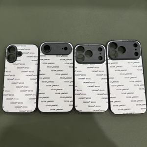 Cover per Cellulari 2D per Sublimazione, Custodie Personalizzabili in TPU e PC Nero per iPhone 13/14/15/16/17 Pro Max - Product Image 1
