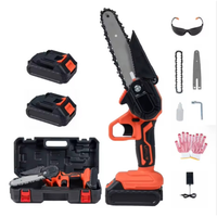 Mini-tronçonneuse électrique sans fil DIY 600W, lame de 185 mm, outil de coupe et d'élagage du bois à une main pour le jardinage, OEM