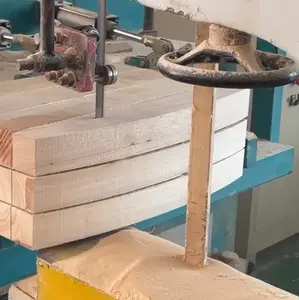 Gergaji mesin Bandsaw pemotong vertikal papan Panel kayu kayu pekerjaan kayu 600mm