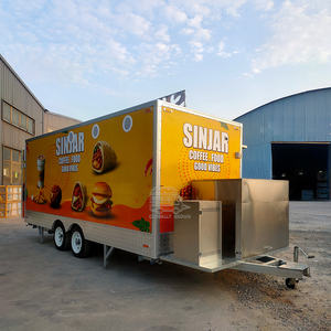 Remolque de Cocina Móvil con Certificación DOT, Equipamiento de Acero Inoxidable, Carrito de Comida Personalizado, Camión de Comida Rápida para el Mercado Estadounidense - Product Image 1