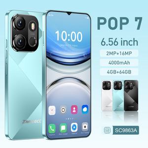 Nouvelle promotion ZNNXECC POP7 4+64GB Téléphone grand format 6,6 pouces avec reconnaissance faciale, authentification Google, prix de gros, LTE HD - Product Image 4