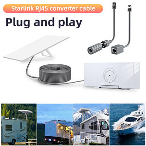 Conectores hembra Starlink RJ45 a prueba de agua Mini extensión de Cable Starlink para enrutador Dishy Gen3 accesorios de receptor de <span class=keywords><strong>TV</strong></span> satelital - Product Image 6