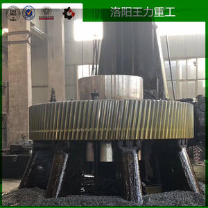 Anillo de engranaje grande de acero fundido para horno rotatorio, anillo de conexión de placa de resorte, categoría de producto: engranajes. - Product Image 1