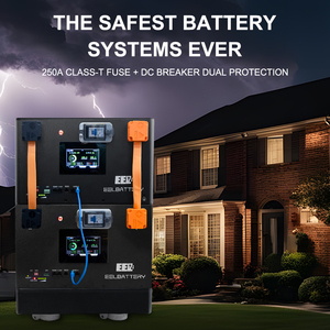EELBATTERY 16KWH 16S 51.2V Pacco <span class=keywords><strong>Batteria</strong></span> Orizzontale Completo con Interruttore e Fusibile, con Celle LiFePO4 EVE MB31 314Ah Integrate + BMS JK 200A - Product Image 3