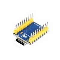 Papan Pengembangan Mini ESP32-C6, Berbasis ESP32-C6FH4 Prosesor Ganda 160MHz Frekuensi Operasi 2.4GHz WiFi 6 BT 5 ESP32