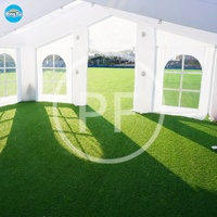 Grande tente gonflable portative commerciale de chapiteau événement de fête de mariage lumière LED tente gonflable de cube de camping de boîte de nuit