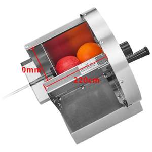 เครื่องหั่นผักผลไม้แบบลูกกลิ้งสแตนเลส สามารถปรับความหนาในการหั่นได้ - Product Image 2