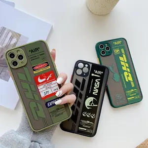 Casing Ponsel Desainer Air Express, Casing Ponsel Desainer Imut Modis untuk iPhone 13, Penutup TPU Perasaan Kulit untuk iPhone 12/11/6/7/8/X/XR/XS/MAX