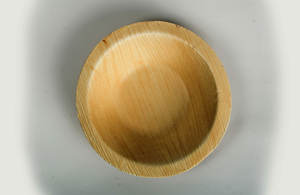 Tazón Redondo de Hoja de Areca de 5 Pulgadas, Ecológico, Desechable, Biodegradable, Tazón para Servir Alimentos de Hoja de Palma, Vajilla Natural - Product Image 2