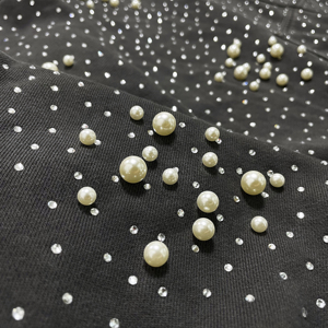 Sweat-shirt à capuche zippé pour homme, style urbain, noir uni, orné de strass et de perles, coupe oversize, décontracté, en coton tricoté respirant - Product Image 5