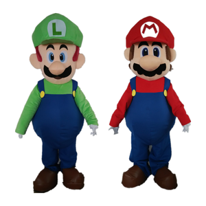 Costume de mascotte <span class=keywords><strong>Mario</strong></span> taille adulte, déguisement, adorables costumes de cosplay des frères <span class=keywords><strong>Mario</strong></span>, mascotte de haute qualité - Product Image 1