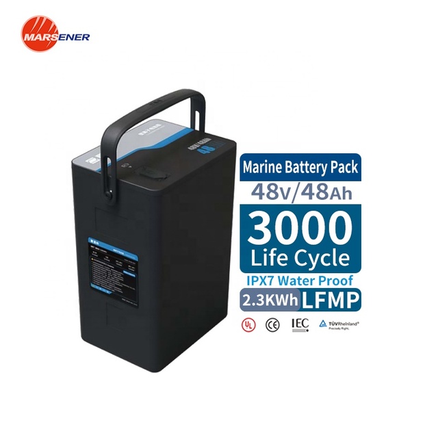 Hot Selling 48V48Ah LMFP Lithium Ion Battery IPX7 Waterproof CE Certified for E-bike E-scooter Wheelchair