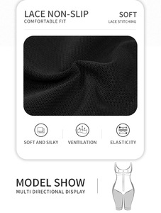 Faja Moldeadora de Talla Grande con Cremallera y Malla, Ajuste Ceñido, Levantamiento Abdominal y de Cadera, Capa Interior Delgada - Product Image 5
