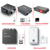 Supermarché WiFi Contrôle de la chaleur Erv Hrv Récupérateur d'air Récupérateur d'énergie Ventilation avec pompe à chaleur
