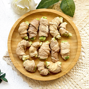 Snack para Mascotas, Rollo de Pato, Vegetales de Espino, Liofilizado, Alto en Proteínas, Sin Granos, Recompensa de Entrenamiento para Perros <span class=keywords><strong>y</strong></span> Gatos, para la <span class=keywords><strong>Salud</strong></span> de la Piel <span class=keywords><strong>y</strong></span> el Pelaje - Product Image 5