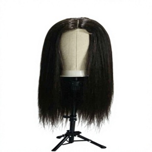 Perruque Lace Front en Cheveux Humains Kinky Straight Yaki Straight avec Dentelle Transparente HD, Pré-épilée, Ligne de Cheveux Naturelle - Product Image 1