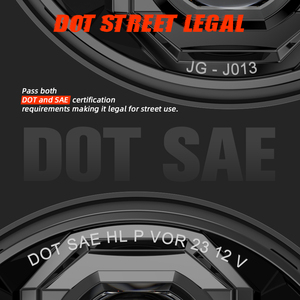 Faro Led DOT de 7 Pulgadas, señal de giro aprobada por E9, anillo de Halo DRL, Faro redondo, 7 Pulgadas, para <span class=keywords><strong>Jeep</strong></span>, Wrangler - Product Image 2