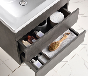 Meubles de salle de bain de luxe modernes en bois massif avec miroir et éclairage, personnalisables et montés au mur, pour <span class=keywords><strong>maquillage</strong></span> <span class=keywords><strong>professionnel</strong></span> - Product Image 3