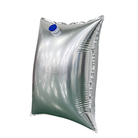 Emballage liquide aseptique en sac BIB, sac en plastique composite PE avec opercule en aluminium et valve