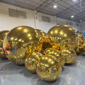 Sphère Boule Réfléchissante 40cm 400cm <span class=keywords><strong>Gonflable</strong></span> Doré Suspendu Grande Bulle Ballon <span class=keywords><strong>Gonflable</strong></span> DiscoMirror Boule pour Anniversaire - Product Image 5
