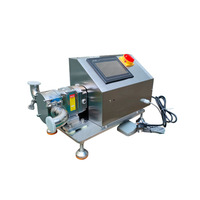 Machine de remplissage semi-automatique à pompe à lobes rotative pour pâtes visqueuses, beurre de cacahuète, boissons, eau, canettes, bouteilles et bocaux
