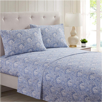 AOYATEX Nouvel Ensemble de Draps de Lit Luxe sur Mesure en Microfibre Lavée – Garniture de Lit Complète