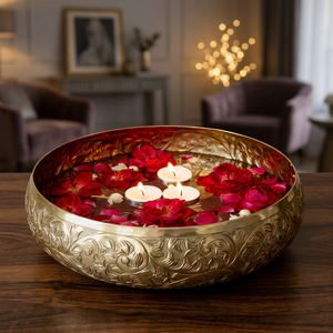 Flotante SerenityThe Timeless Urli Bowl Añade tranquilidad a tu hogar Tradicional Urli Bowl - Product Image 5