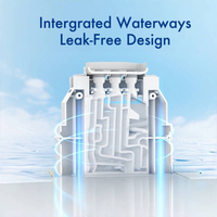 Système de filtration d'eau par osmose inverse sans réservoir sous l'évier avec rappel de vidange automatique et élimination du TDS au post-carbone, 800 GPD