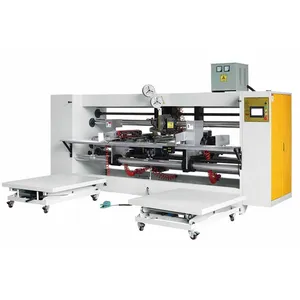 Machine de fabrication de boxe en papier ondulé à double pièce Machine de couture semi-automatique