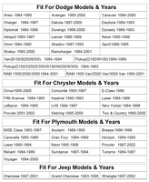 Radio Estéreo para Auto Android de 7 Pulgadas A15 4GB+64GB para Dodge Chrysler Jeep 1984-2001, Unidad Principal Universal con GPS, Navegación, Bluetooth y WiFi