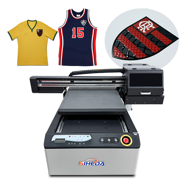 Customized T-Shirts Flatbed UV Printer 3D Pattern Clothing A3 UV Dtf Printer 6090 Multifunctional UV LED Printer