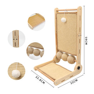 Tiragraffi Verticale Pieghevole a L per Gatti, Resistente all'Usura, Stile Semplice, Giocattolo per Gatti Cinese - Product Image 4