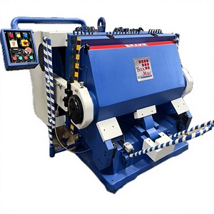 BOXMAC Heavy Duty Semi-Automatic Pump Die Cutting Punching Creasing Machine Corrugated Board <b>Box</b> Making <b>Long</b> Service Life 380V 1 - Product Image 1