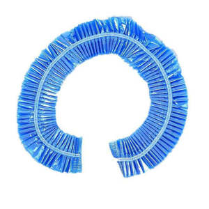 Dicke, elastische Einweg-Pediküre-Liner für Fußbäder – Blaue, transparente Kunststoff-Pediküre-Stuhlauflage für Spa- und Massageliegen - Product Image 5