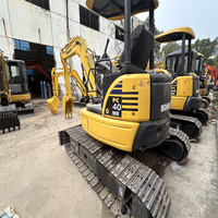 Mini-excavatrice Komatsu PC40MR d'occasion, 4 tonnes, excavatrice sur chenilles d'origine japonaise