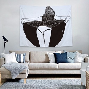 Tissu modifiable paysage marin mural suspendu paysage marin <span class=keywords><strong>tapisserie</strong></span> océan suspendu Art décor <span class=keywords><strong>tapisserie</strong></span> pour chambre à coucher Offre Spéciale - Product Image 1