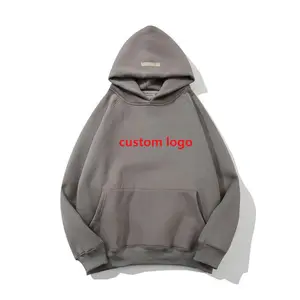 OEM Unisex Hoodies Custom Logo Fog Hoodie Sweats For Men Essential High Quality Fleece Cropped Hoodie