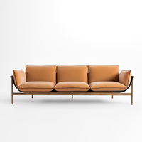 Canapé moderne minimaliste et créatif en tissu avec structure en métal meuble pour salon chaise canapé simple fauteuil lounge pour hôtel villa
