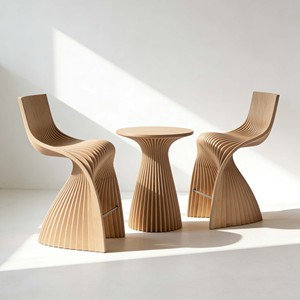 Sgabello da Bar Parametrico in <span class=keywords><strong>Legno</strong></span> Massello Personalizzato, Sedie Alte Durevoli per Casa, Bar, Cucina, Sala da Pranzo, Pub - Product Image 1