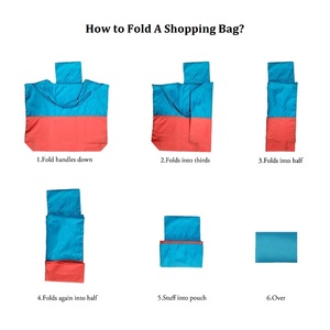 Bolsa de Poliéster Reutilizable para Compras, Diseño Plegable con Opciones de Color Personalizadas, Ideal para Supermercados y Empaquetado - Product Image 4