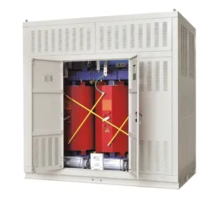 1000 kva dry core enclosed single to three phase transformer 1 mva 12500v to 110 and 208v