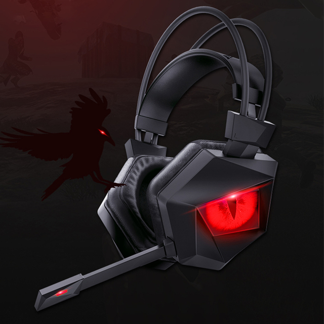 Customized Gaming Headset USB Head-mounted Gaming Noise Reduction Gaming Headset with Microphone