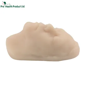 男性面部注射人体模型头部人体模型硅胶注射训练模型
