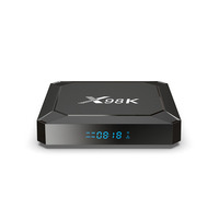 X98K RK3528 8K 1080P Android 13.0 TV BOX Receptor de TV con Wifi 2.4G y 5.8G, compatible con WiFi6, HDR10+, Android TV Box Set Top Box