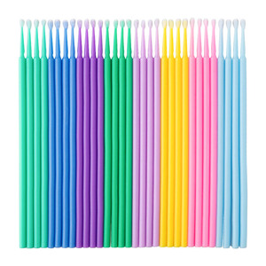 Paquete de 100 Unidades de Microaplicadores Desechables Multiusos con Varilla de Cristal <span class=keywords><strong>para</strong></span> Limpieza de <span class=keywords><strong>Pestañas</strong></span> y Uso en Tatuajes - Product Image 3